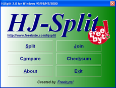 Imagen HJSplit 3.0