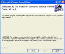 Image Microsoft Windows Journal Viewer 1.5