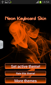 Imagen Keyboard Neon Skin Theme 2