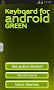 Keyboard for Android Green - Imagen 1