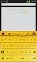 Yellow Keyboard for Android - Imagen 2