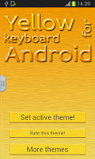 Imagen Yellow Keyboard for Android 1.7