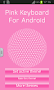 Pink Keyboard For Android - Imagen 4