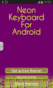 Imagen Neon Keyboard For Android 1.7