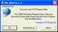 Imagen WinSockFix 1.2