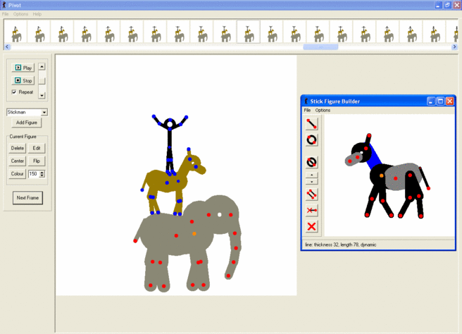 green stick figure pivot animator green stick figure pivot animator