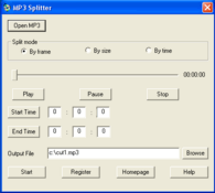 Image MP3 Splitter 1.20