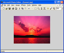 Image Microsoft Photo Editor 3.01
