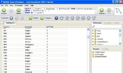 Imagen MySQL Query Browser for Windows 5.0 r17