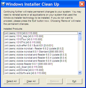 Imagen Windows Installer CleanUp Utility 5.5