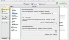 Image Limewire με Mac OS X 5.3.0 Beta/5.2.13