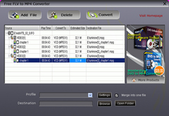 Imagen Free FLV to MP4 Converter 4.2.18