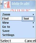 Imagen Adobe Reader para Symbian 1.1