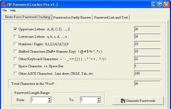 Imagen Zip Password Cracker Pro 1.2fb