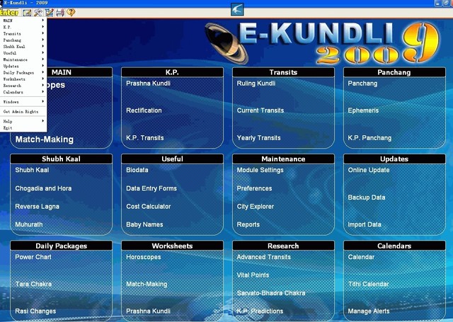 e kundli 2009 software e kundli 2009 software