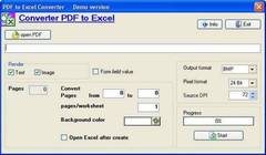 Image PDF to Excel Converter 2.4