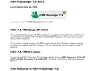 SCARICARE MSN7 0