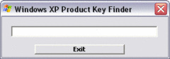 Image Windows XP Key Finder 1.0