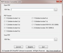 Imagen PDF Version Converter 2.01