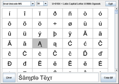 Imagen Character Map 4.0