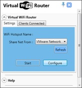 Imagen Virtual WiFi Router 2.0.1.5
