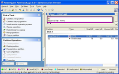 Image Norton Partition Magic 8.0.1242