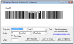 Imagen Barcode Software 1.0