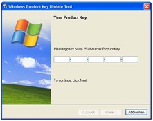 Imagen Herramienta de actualización de la clave de Windows 