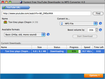 fastest free youtube downloader to mp3 converter