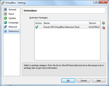 Image VirtualBox Extension Pack 4.3.2-90405
