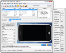 Imagen MediaCoder iPod/iPhone/iPad Touch Edition 0.8.1