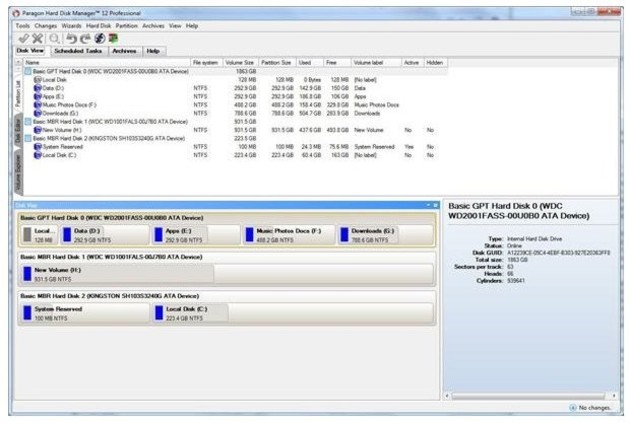 paragon partition master