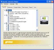 Imagen OpenGL Extension Viewer 2.11-build-177