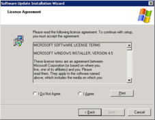 Imagen Microsoft Windows Installer 4.5