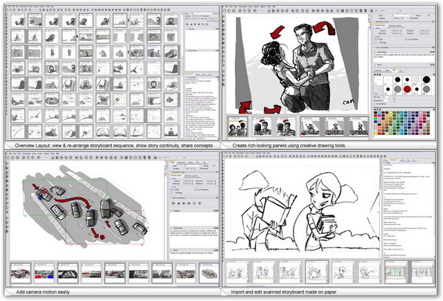 storyboard pro transitions