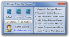 Imagen Windows 7 Start Orb Changer 5.0