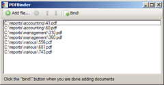 Imagen PDFBinder 1.2