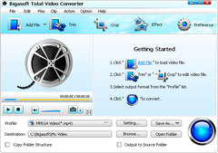 Imagen Bigasoft Total Video Converter v4.3.5
