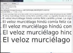Imagen Ecofont 2.04