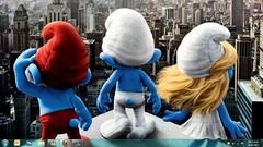 Imagen Tema de Los Pitufos 3D 