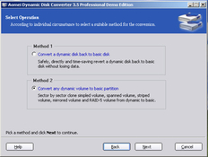 Image Aomei Dynamic Disk Converter 3.5