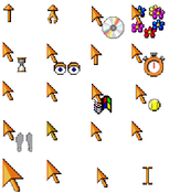 Imagen 3D Orange Animated Cursors 2.0