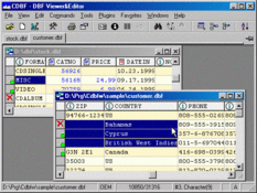Image CDBF - DBF Viewer and Editor 2.30