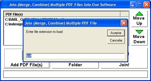 Join Merge Combine Multiple Two PDF Descargar