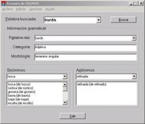 Imagen Tesauro de SIGNUM 3.0