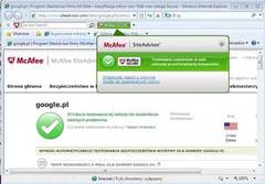 Image McAfee SiteAdvisor 3.2.0.152