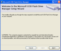 Image Microsoft USB Flash Drive Manager 