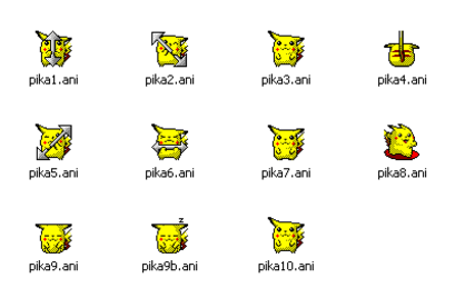 Pokemon Pikachu cursor – Custom Cursor