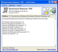 Imagen A-PDF Restrictions Remover 1.6.7