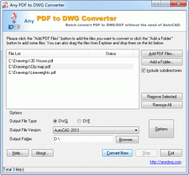 Image Any DWG to PDF Converter 2016